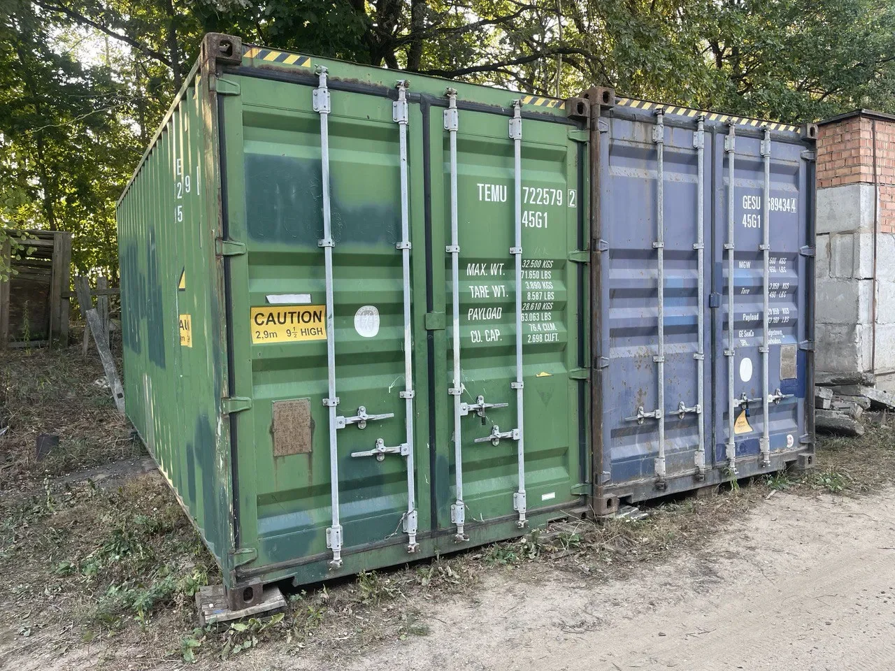 Морские контейнеры 20 футов High Cube — отличное решение под склад или хранение. 1